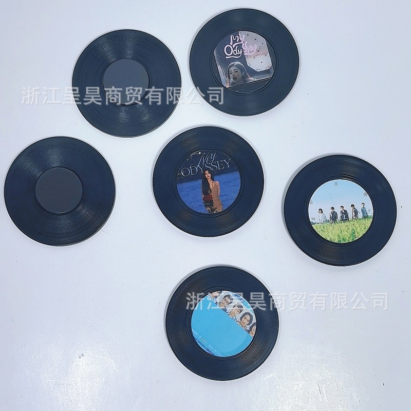 レトロ NFC ビニール CD レコード冷蔵庫マグネットカスタム写真音楽スター周辺サポート素材クリエイティブギフト|undefined