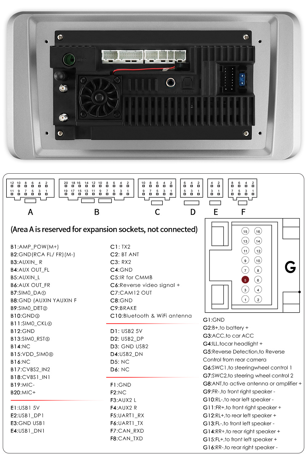 10.33inch Suitable for 12-18 Mitsubishi Outlander 3Rd Generation Car Central Control Navigation Bluetooth Wireless Carplay