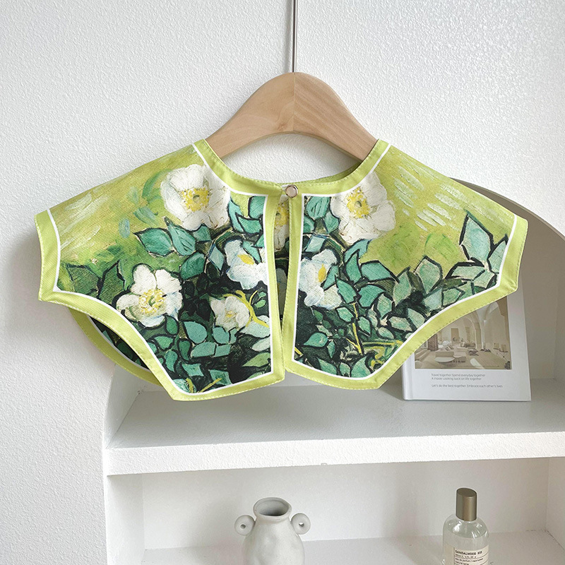 Nuevo chal protector solar de verano de las mujeres al aire libre con aire acondicionado decoración de la habitación chaleco de protección del cuello pequeña bufanda falsa bufanda anudada