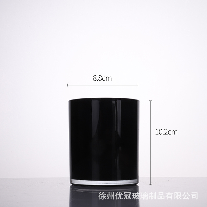 Aromaterapia colorido vela taza al por mayor helado redondo frasco de vidrio con tapa decoración del hogar candelabro adornos