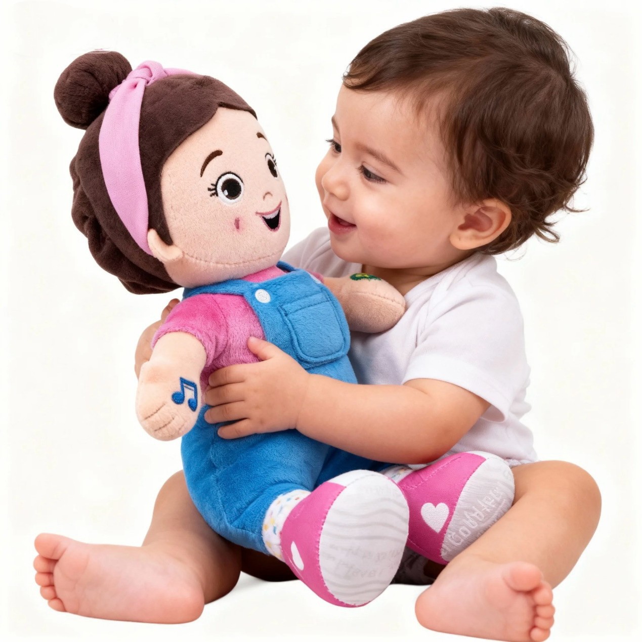 Cross-Border Msrachelplushdoll Rachel Ladies Plush Toy Music Doll Doll Interactive Gift