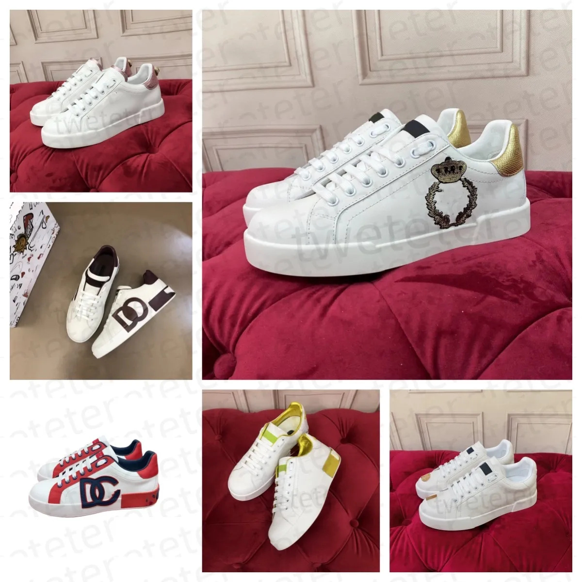In-Stock Genuine Leather White Sneakers for Men, Light Luxury Trendy Fashion Versatile Casual Sports Shoes, Color-Blocking Foot-Shaping Sneakers for Men