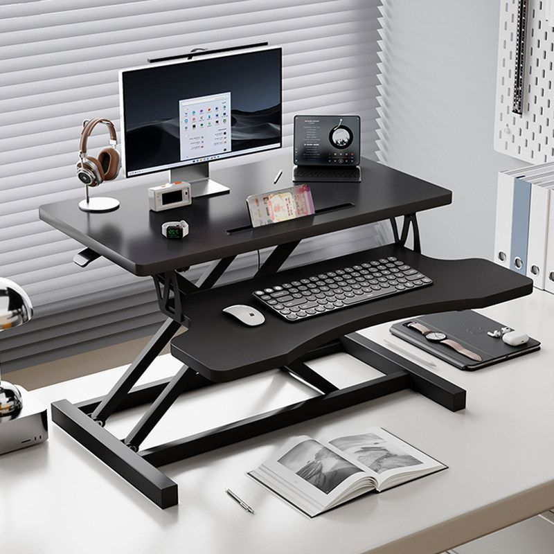 Office Computer Desk Stand, Standing Adjustable Desktop Workstation, Foldable Stand, Laptop Heightening Stand, Desktop Computer