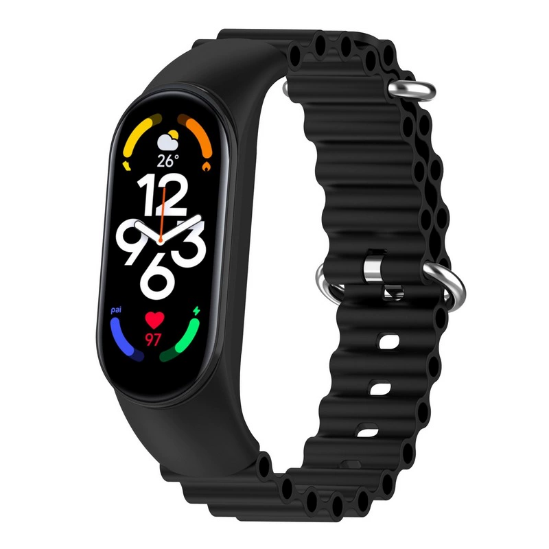 Xiaomi, compatible smart watch, watch strap, universal marine silicone changeable bracelet, 5/4/