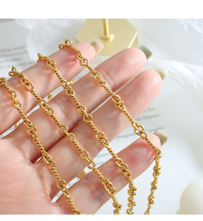 Fashion Geometric Titanium Steel Bracelets Necklace