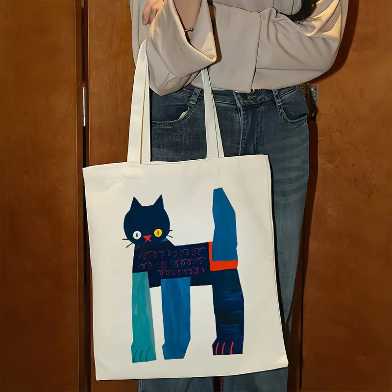 2025 New Women's Canvas Bag Student Holiday Gift Cute Cartoon Canvas Bag Tote Bag 2025 New Women's Canvas Bag Student Holiday Gift Cute Cartoon Canvas Bag Tote Bag