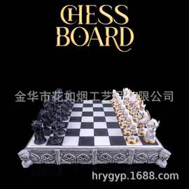 跨境新品象棋爱好者 & 家居装饰礼物天使棋盘家庭娱乐