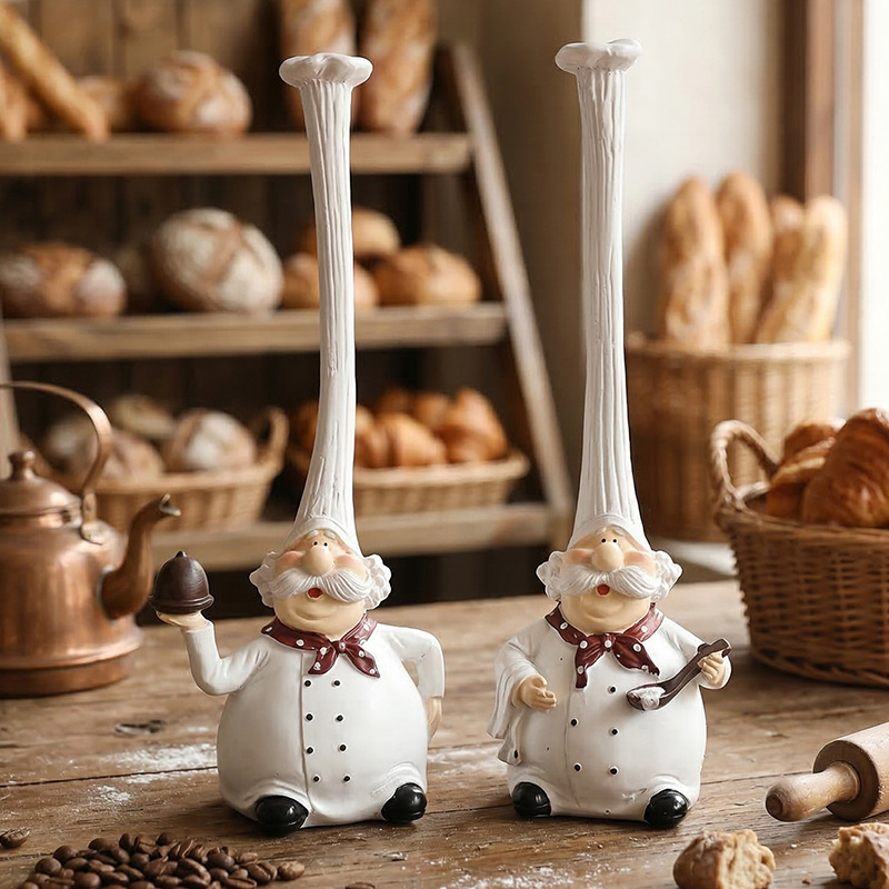 ZAKKA 식료품 수지 공예 도매 창조적 인 요리사 가정 가구 창 장식 뜨거운 판매