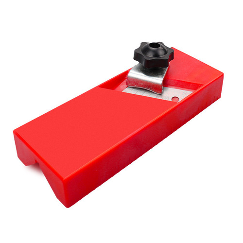 Polyester Fiber Acoustic Panel Chamfering Tool for Gypsum Board & Woodworking — 45-Degree V-Joint, Ideal for Beveling Edges of Stud Boards and Molding