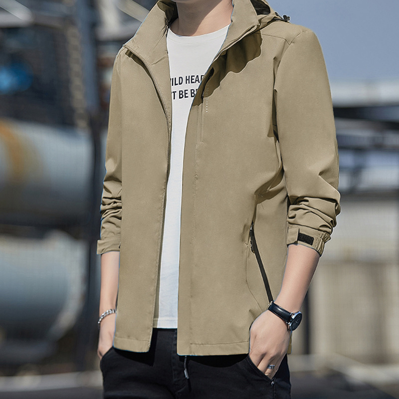 Chaqueta deportiva para hombres 2023 primavera nueva ropa de asalto casual para hombres primavera chaqueta impermeable al aire libre ropa de hombre image 13