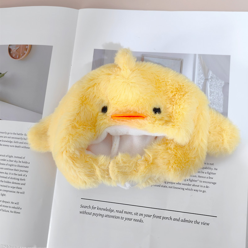 20cm lindo animal de dibujos animados sombrero de la muñeca de algodón sombrero de cerdo Rosa sombrero pequeño Castor muñeca Ropa Accesorios