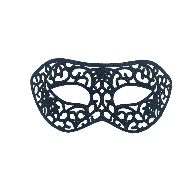 Máscaras de fiesta de Halloween máscaras de jazz retro máscaras de cabeza plana máscaras huecas máscaras antiquas de mitad de cara