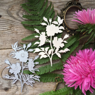Cross-Border Dropshipping Handmade Paper Art Creative Carbon Steel Knife Mold Scrapbook Handbook Decorative Flower Embossing Knife Mold Wholesale