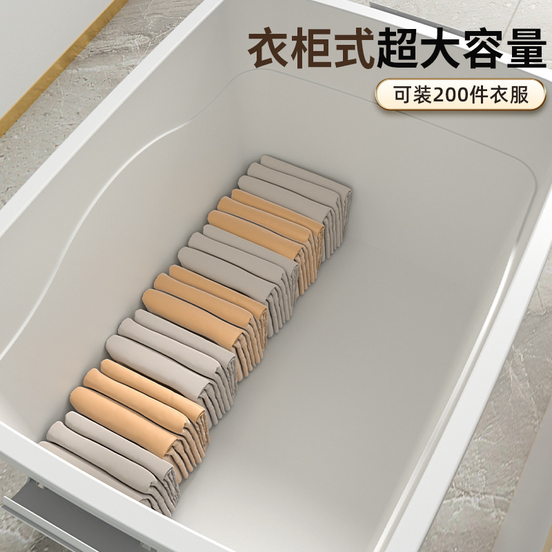 厚手の収納ボックス プラスチック製大型収納ボックス 家庭用衣類・布団・おもちゃ整理ボックス 車載収納ボックス|undefined