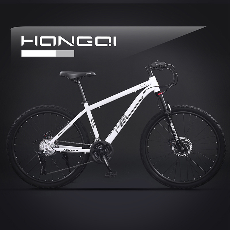 Tienda insignia oficial de la bandera roja aleación de aluminio bicicleta de montaña hombre adulto vehículo de carretera de velocidad variable de carretera juvenil exhibición