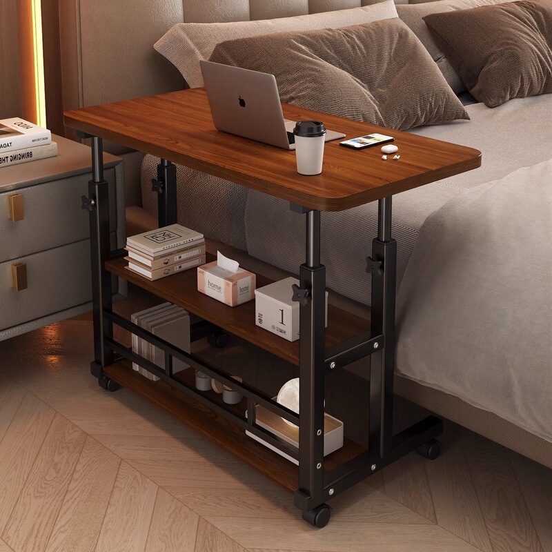 Height-Adjustable Desk for Home Use, Student Study Desk, Office Desk, Student Dormitory Rental Room Mobile Computer Desk