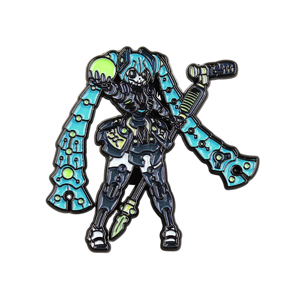 Hatsune Miku series metal brooch cartoon anime peripheral backpack accessory 2026 new enamel badge