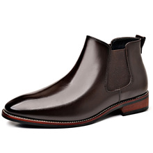25873 Chelsea boots 新款切尔西靴时尚百搭马丁靴男透气大码男靴