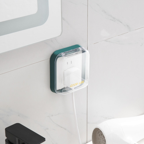 86-type universal waterproof cover self-adhesive wall-mounted plug protector for bathroom and bathroom power outlet waterproof box