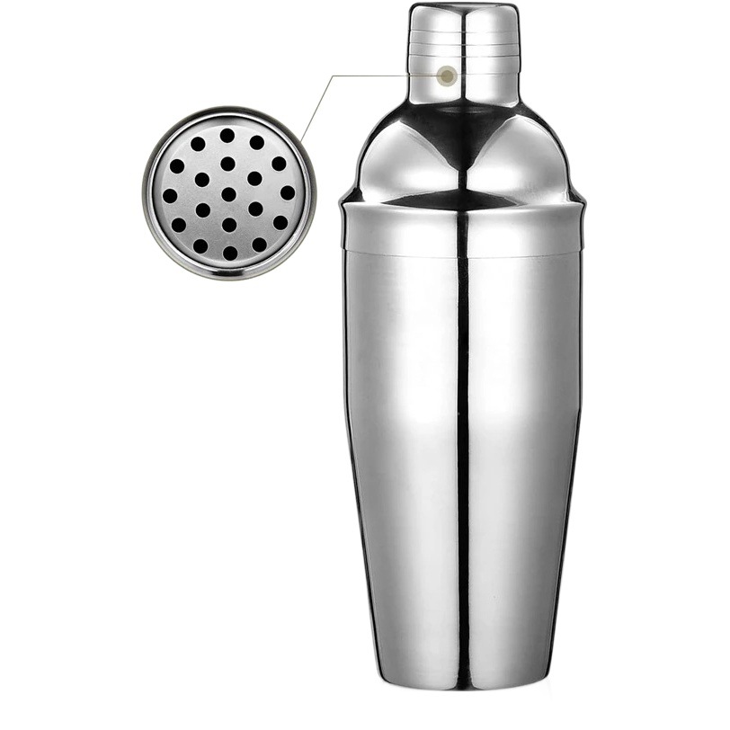Fuente de la fábrica de acero inoxidable Shaker bar herramienta agitador de tres secciones Shaker 750 agitador