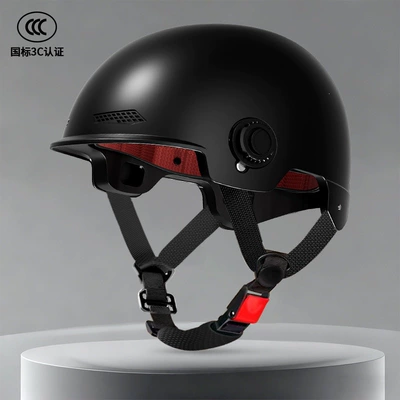 Motosiklet dəbilqələri, Four-Season Universal Ventilation New Certification - one-size-fits-all-3c-matte-black-no-lens-new-national-standard-class-a