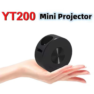 Wholesale Cross-Border Popular Yt200 Micro Projector Portable Kidsren's Student Mobile Phone Projector Entertainment Projector