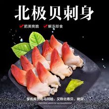 加拿大北极贝刺身切片生食海鲜沙拉料理开即食北极贝贝类鲜生鱼片