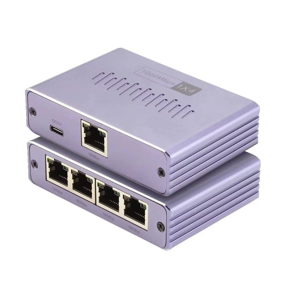 Коммутатор сетевого разделения Gigabit RJ45, порт сети может подключаться к интернету, распределитель кабеля, удлинитель одновременно