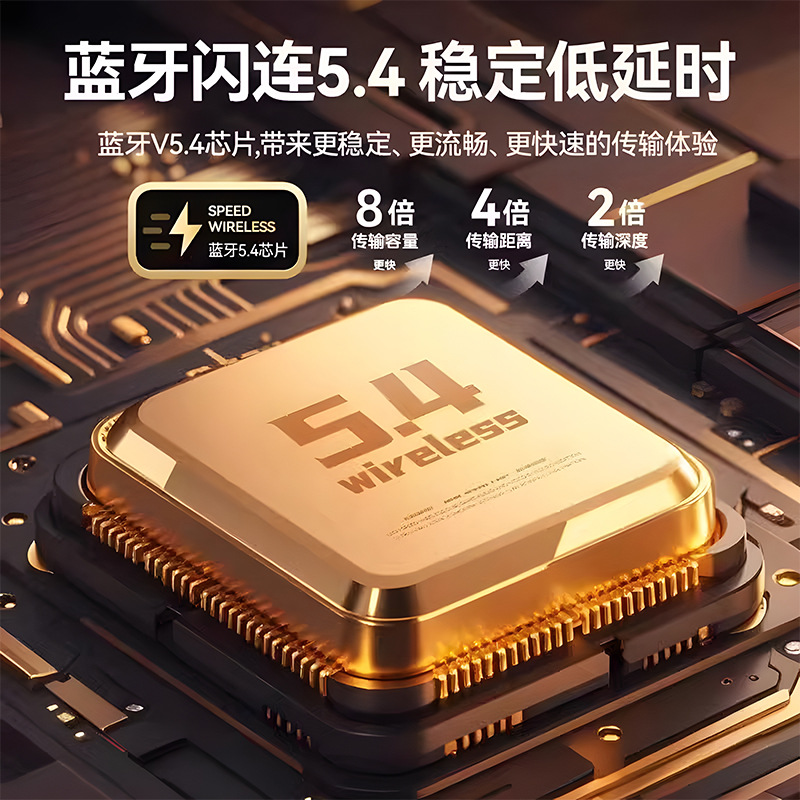 Fuente fábrica K54 auriculares Bluetooth personalizados reducción de ruido inteligente alta calidad de sonido duración de la batería larga Auriculares inalámbricos reales color de contraste