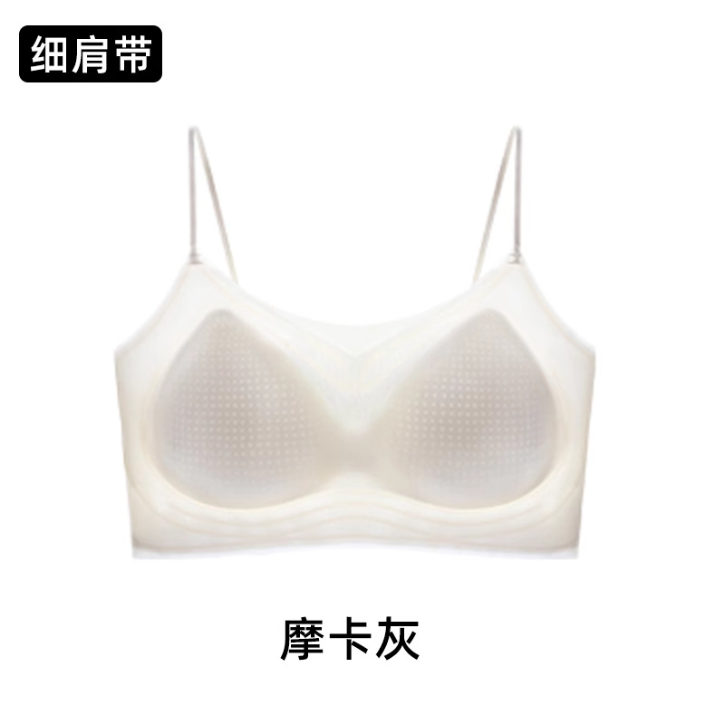 얇은 어깨끈丨모카 그레이