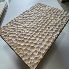 筋理板原実木3dレリーフ面波紋高定塗装キャビネットドア壁板オーク材仕上げ筋理板メーカー