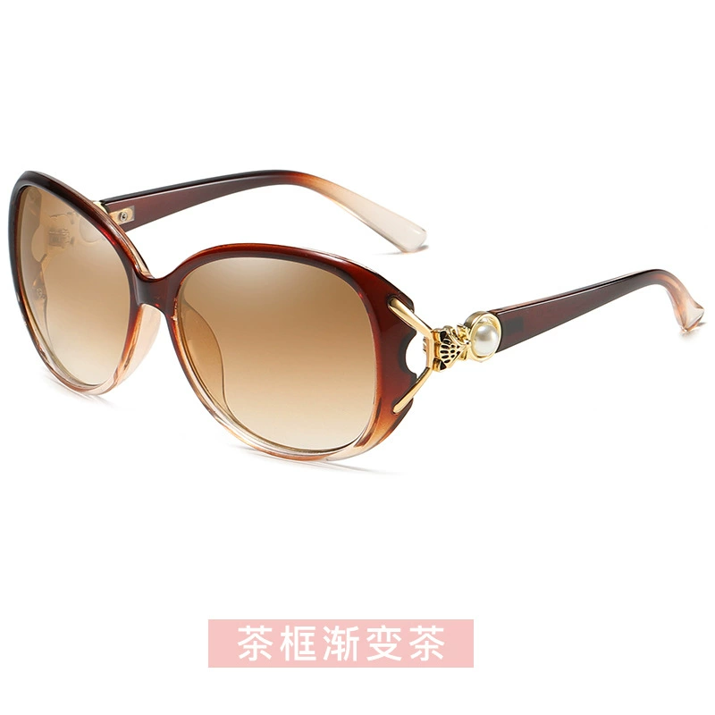 Sunglasses RISHIMEI, metal frame, gradient or polarized lenses, UV protection