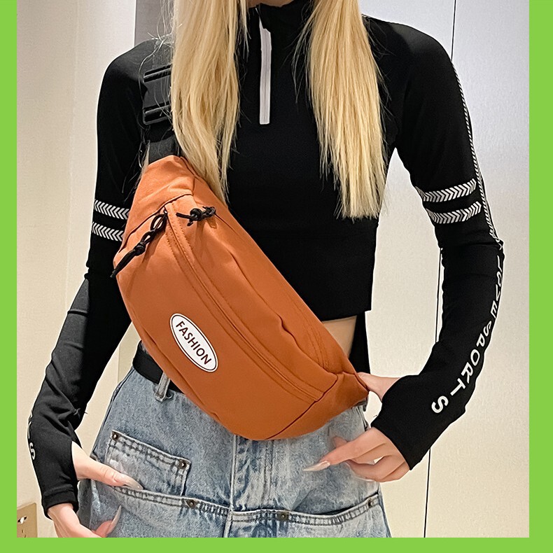 Fashionable Women's Chest Bag, New Style Couple's Shoulder Crossbody Bag, Outdoor Portable Small Backpack, Street Trend