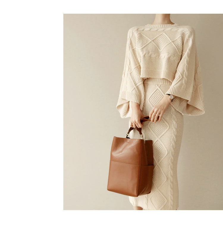 Elegant Sweater with Skirt