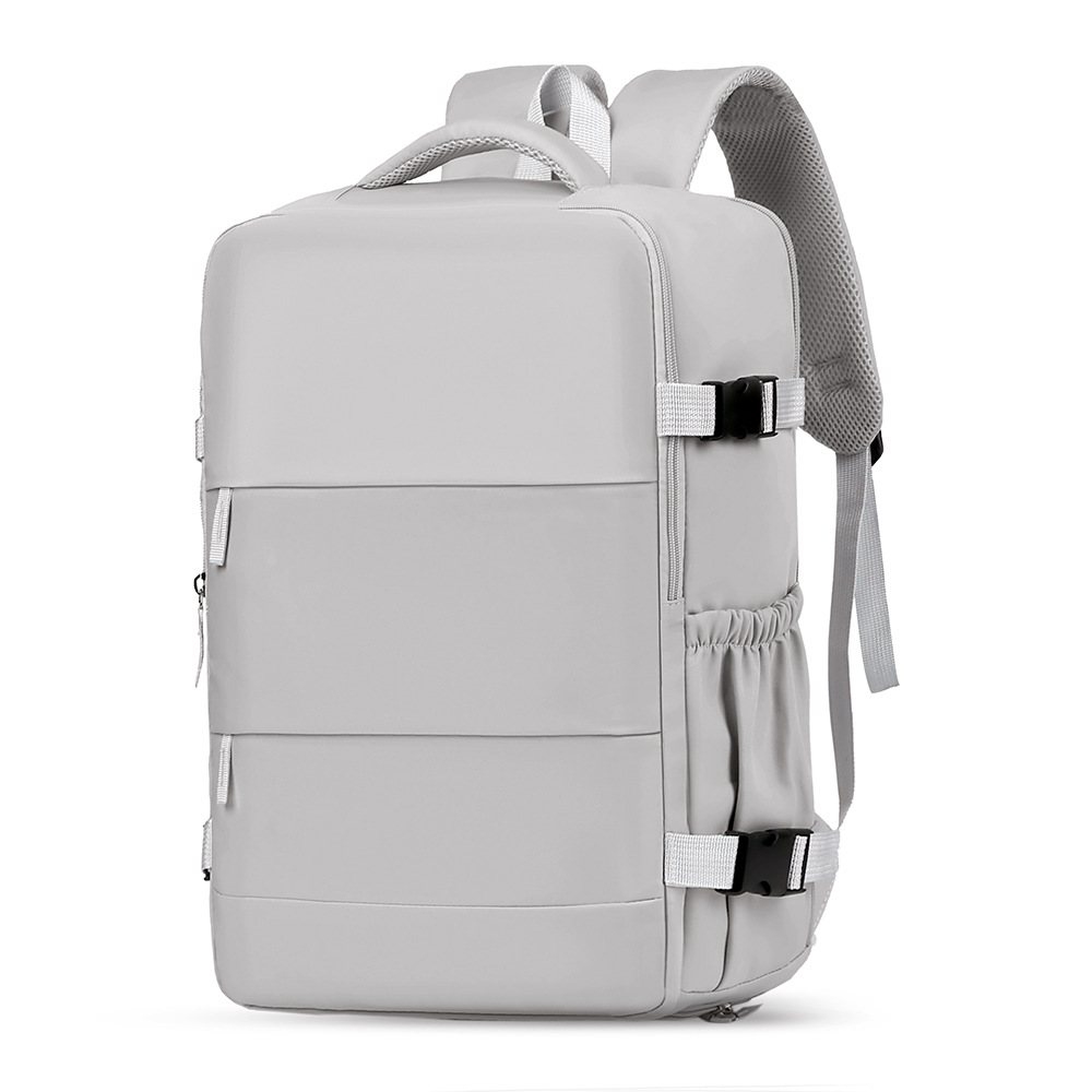 Mochila de ocio transfronteriza, mochila escolar para estudiantes masculinos y femeninos, bolsa impermeable para computadora, separación seca y húmeda, almacén de zapatos independiente, mochila de viaje