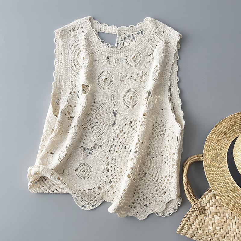 Lace short vest