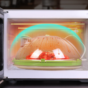 Hayan/Hai Ying Water-Filled Heated Splash-Proof Cover for Microwave Oven, Multi-Functional Dust-Proof Cover, Hot Rice Cover, Oil-Proof Cover