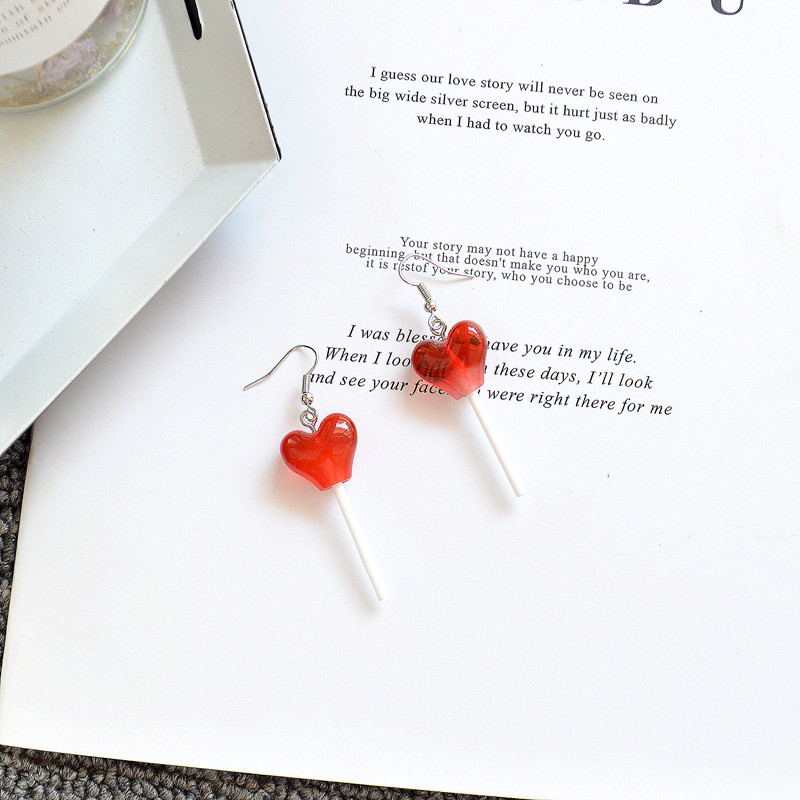 Resin Material 1 Pair Sweet Candy Resin Women's Drop Earrings