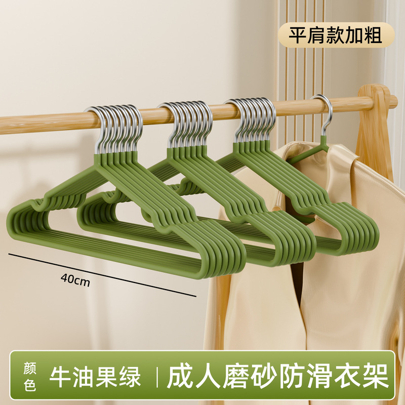 超粗哑光树脂衣架无痕防滑成人加粗衣架撑子家用晾衣学生宿舍衣架|undefined