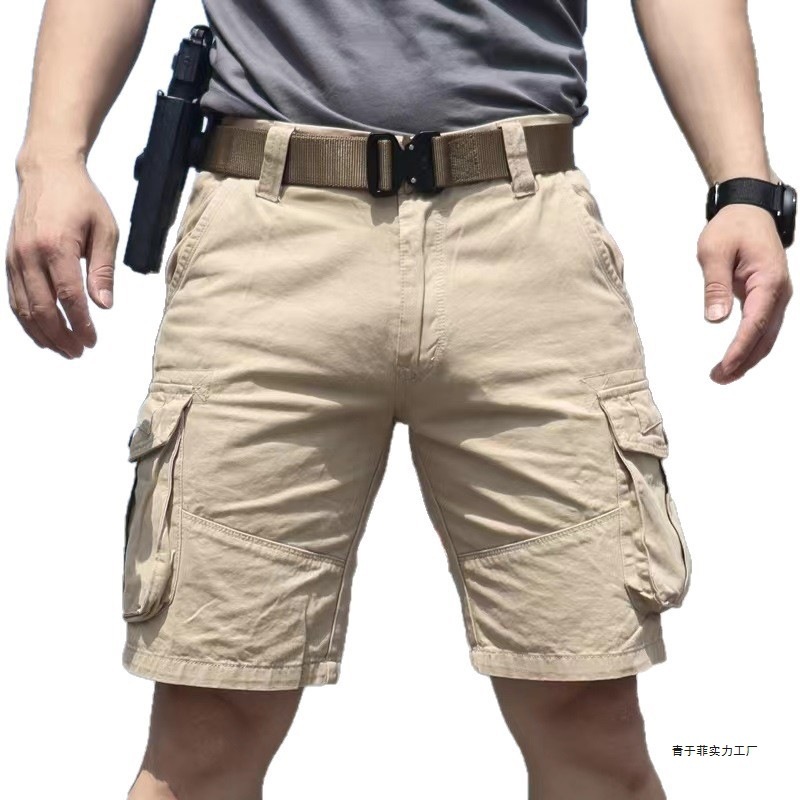 2025 カーゴショーツメンズ夏カジュアルパンツ 5 点パンツ純綿ミッドパンツルーズメンズベルト 5 点カーゴパンツ|undefined