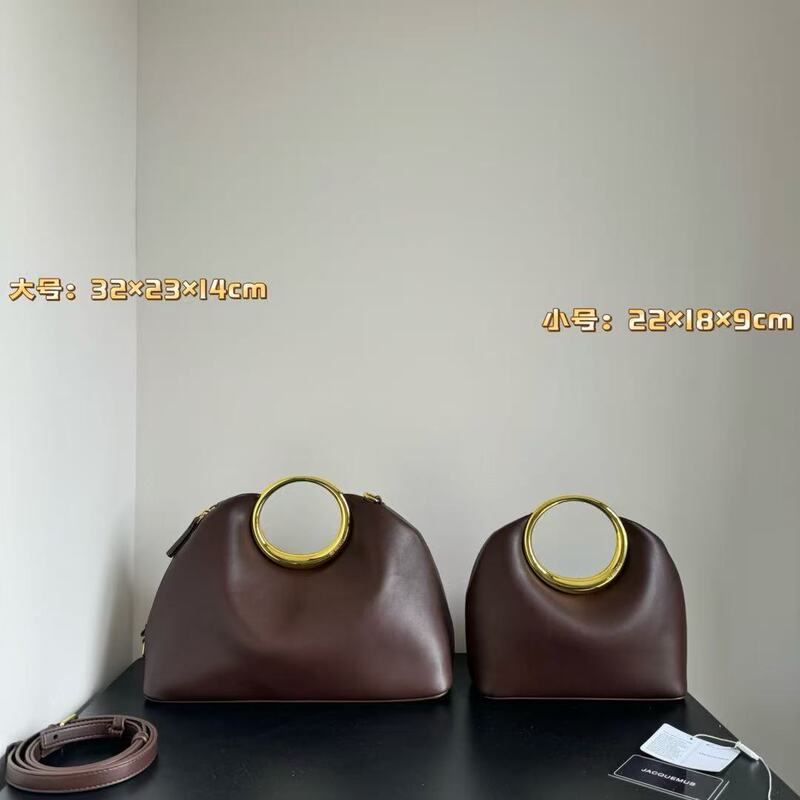 French Niche Design Jacquemus24 New Hand-Held Ring Handbag Single Shoulder Crossbody Versatile Evening Bag