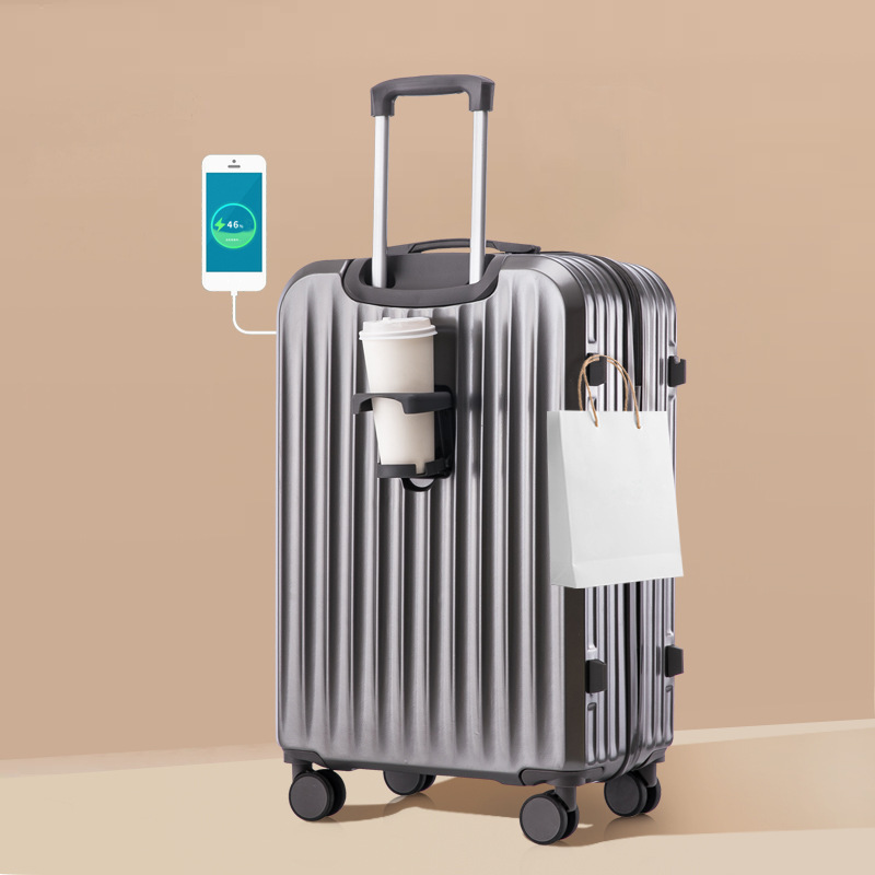 20 pulgadas multifuncional explosión de fuego maleta silenciosa rueda universal alto valor nominal 24 pulgadas caja de cifrado caja de tracción