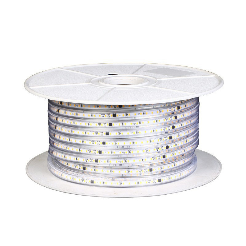 LED ライトストリップ自己粘着ドライブフリー 220V 高電圧 2835 高輝度超薄型屋外防水カウンター棚リニアライトストリップ|undefined