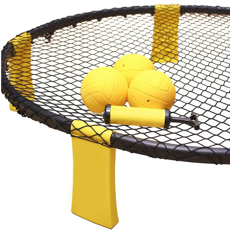 Mini Volleyball Pvc Inflatable Ball Outdoor Sports Roundnet Beach Round Tennis Ball 9/12cm Ball