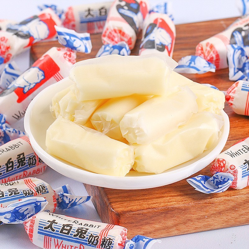 包郵便冠生園大白兎キャラメル卸売り牛乳グミ結婚喜糖多種類の味バラキャンディー間食|undefined