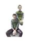 in stock Roof Clown Heath Ledger Marvel Suicide Squad Clown Sitting Posture Hand-made Model Boy Car Ornaments