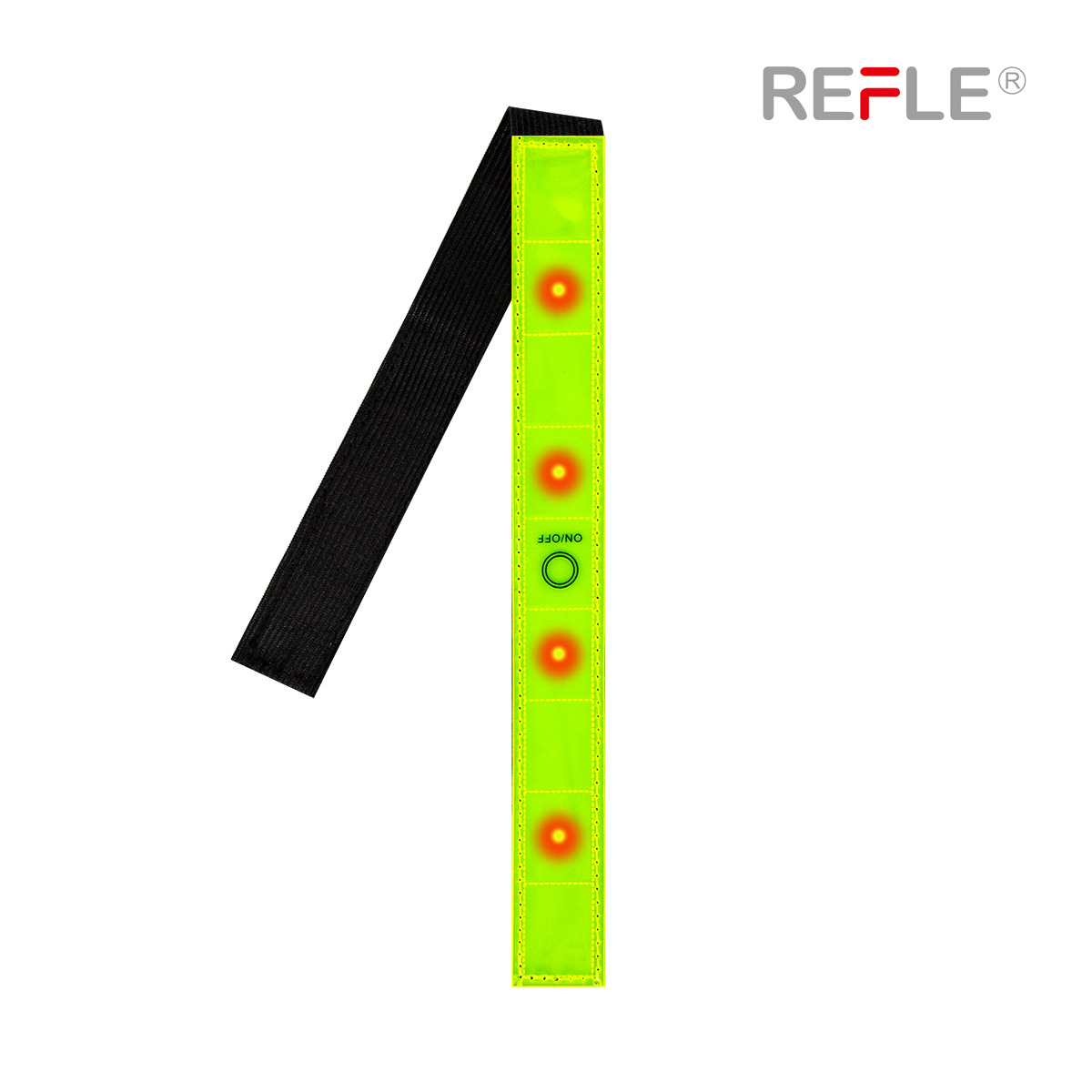 EN17353印LOGO欧洲经典款高亮发光LED反光手臂带 发光反光手腕带