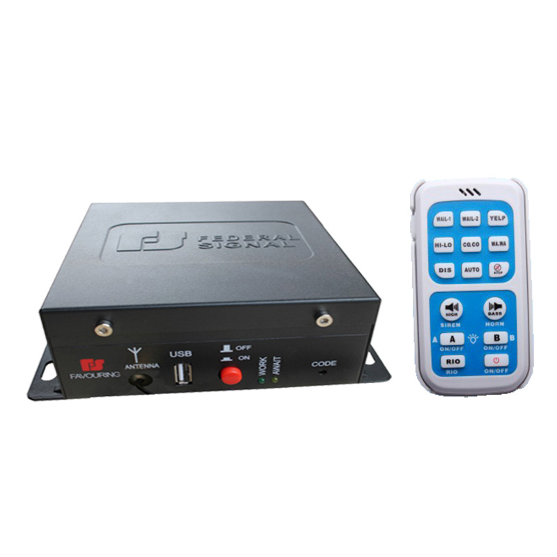 Sirena de Alarma Inalámbrica para Auto 12V-24V SA620H+100C de Aluminio con Control Remoto