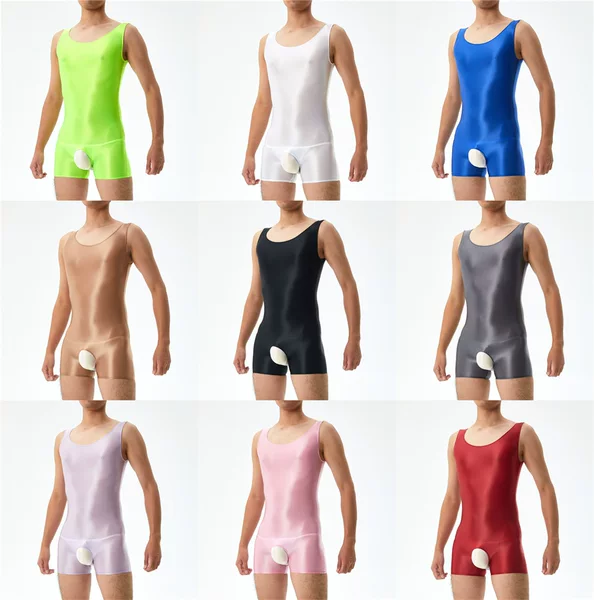 High-elastic large size thin oil-permeable bright luster silky tights crotch-free sexy perspective cross-border 7151K