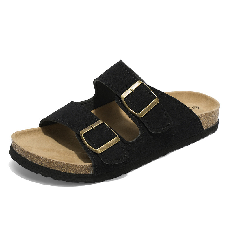 Zapatos de hombre de Amazon transfronterizos 2025 verano nueva moda retro casual Birkengo comercio exterior zapatillas ligeras de una palabra